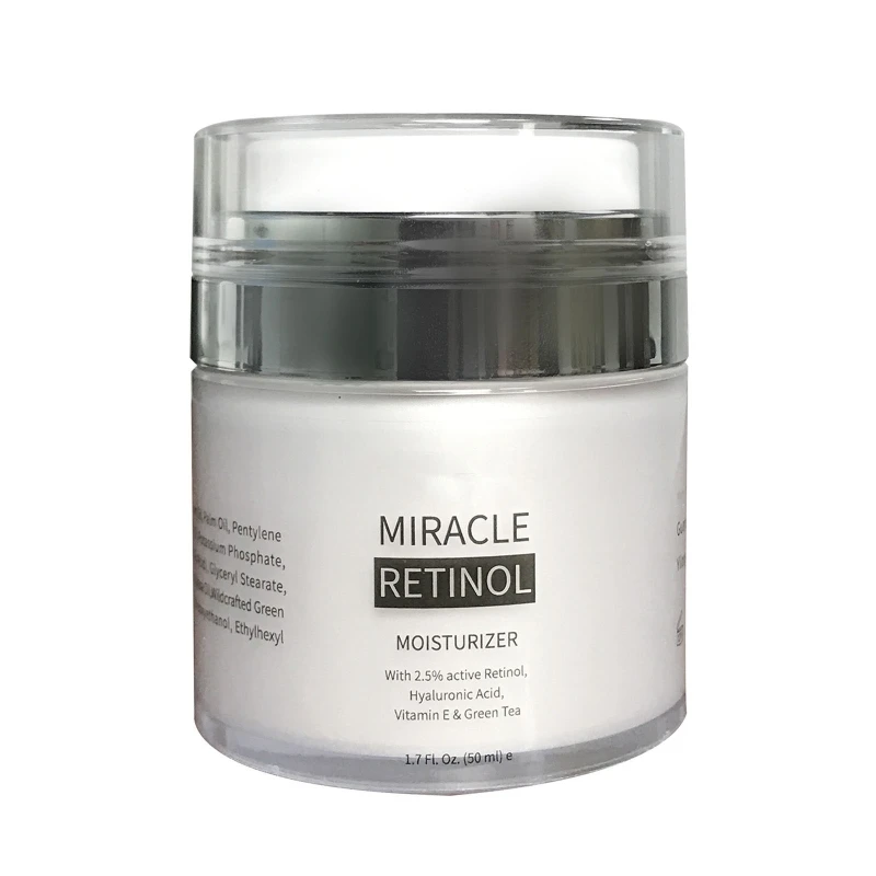 

Retinol Moisturizer With Hyaluronic Acid Anti Aging Cream Face Tightening Revitalizing Moisturizer for All Skin Types