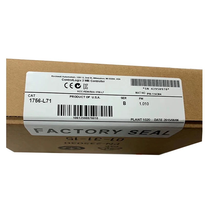 

Brand new original PLC controller 1756-L72 1756-L71