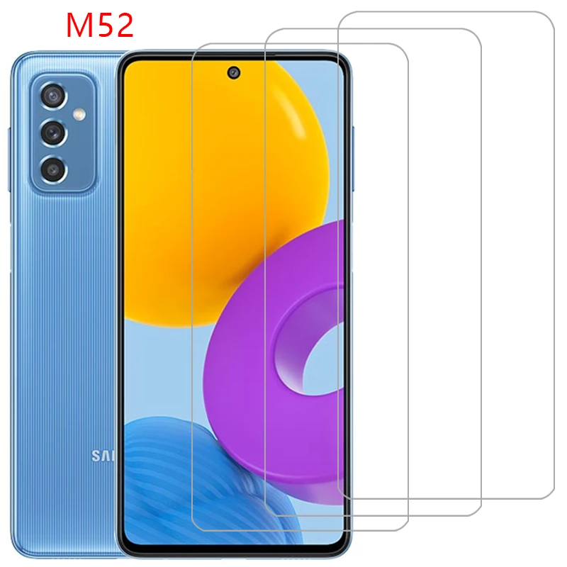 Чехол из закаленного стекла для телефона samsung galaxy m52 5g задняя крышка samsungm52 galaxym52 m 52