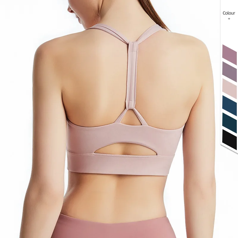 Топ женский спортивный Женский корсет бюстгальтер пуш-ап укороченный топ для