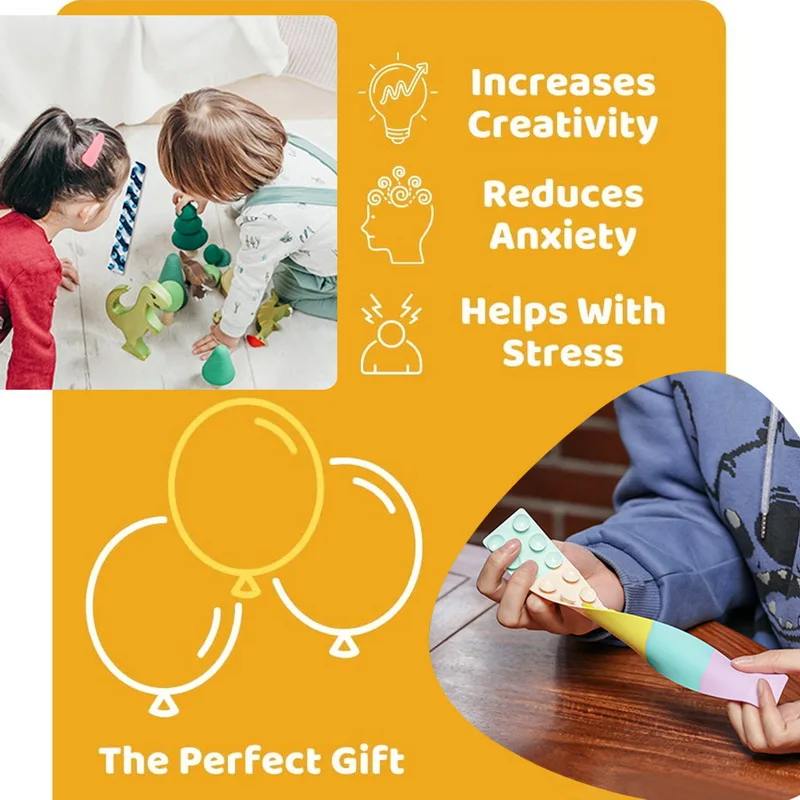 Игрушка-антистресс силиконовая на присоске для детей |