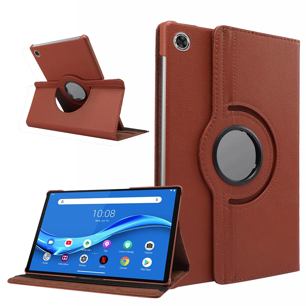 

Cover for Lenovo Tab M10 FHD Plus TB-X606X X606F 10.3 Tablet Case for Tab M10 HD X306X X505X X605F 10.1"360 Degree Rotating Case