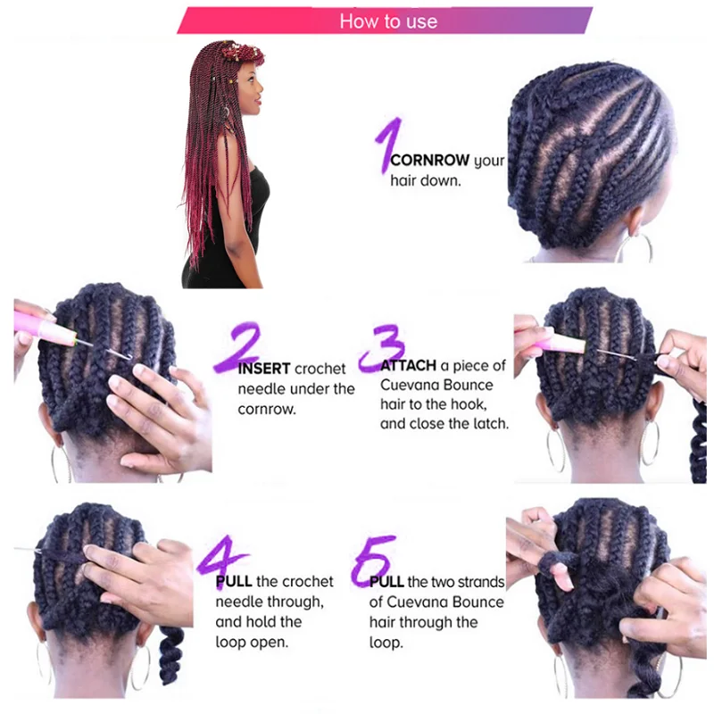 WIGSIN 20-дюймовые синтетические волосы вязанные крючком косы афро кудрявые