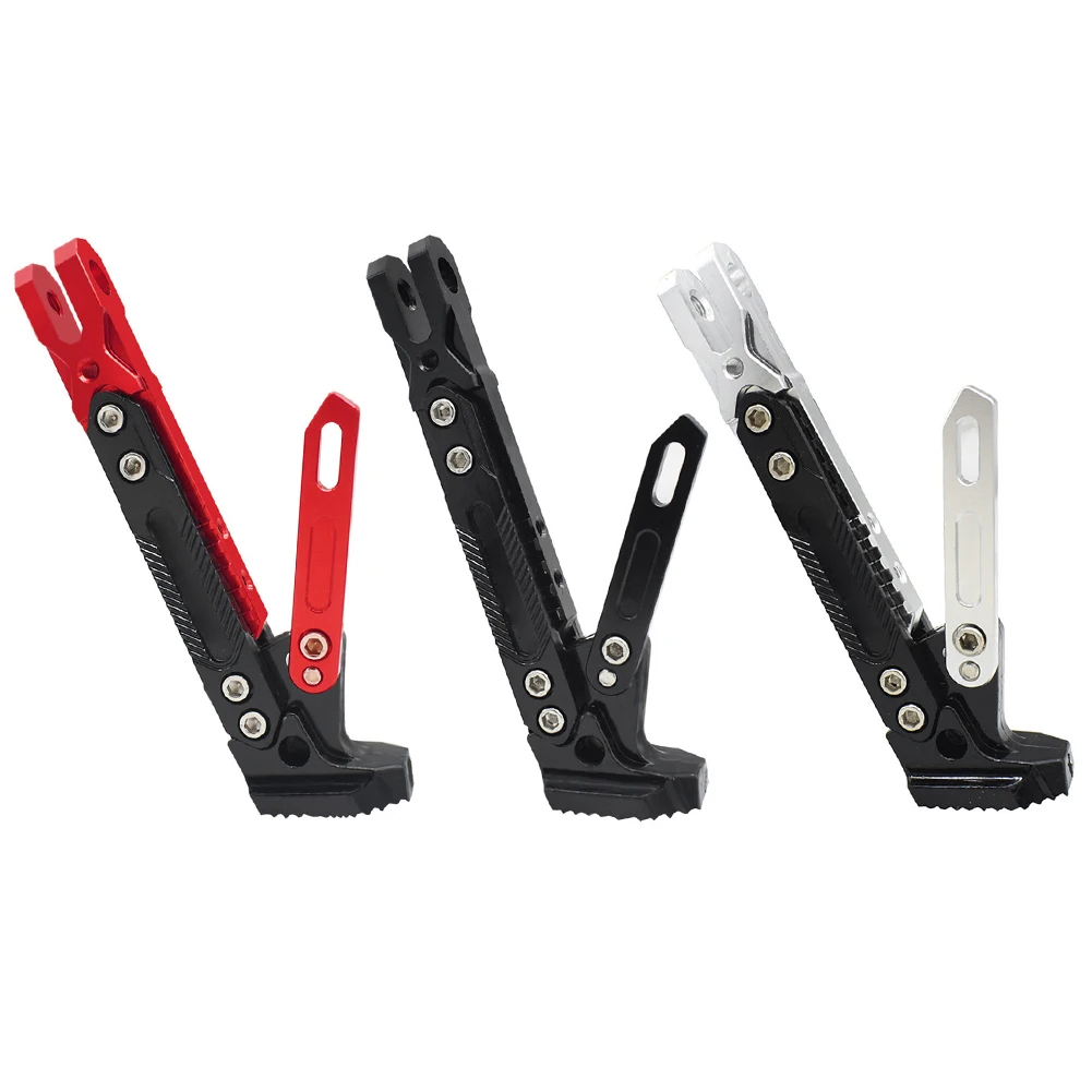 

Bicycle Kickstand Parking Rack Unilateral Abjustable Foot Pedal Parking Rack MTB Bike Side Stand Support Aluminum Alloy Brace