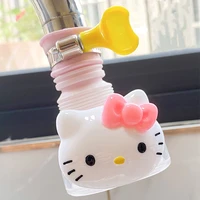 kawaii sanrio kitty cat my melody kuromi kitchen faucet splash shower kitchen cartoon tap water filter extender tap water filter