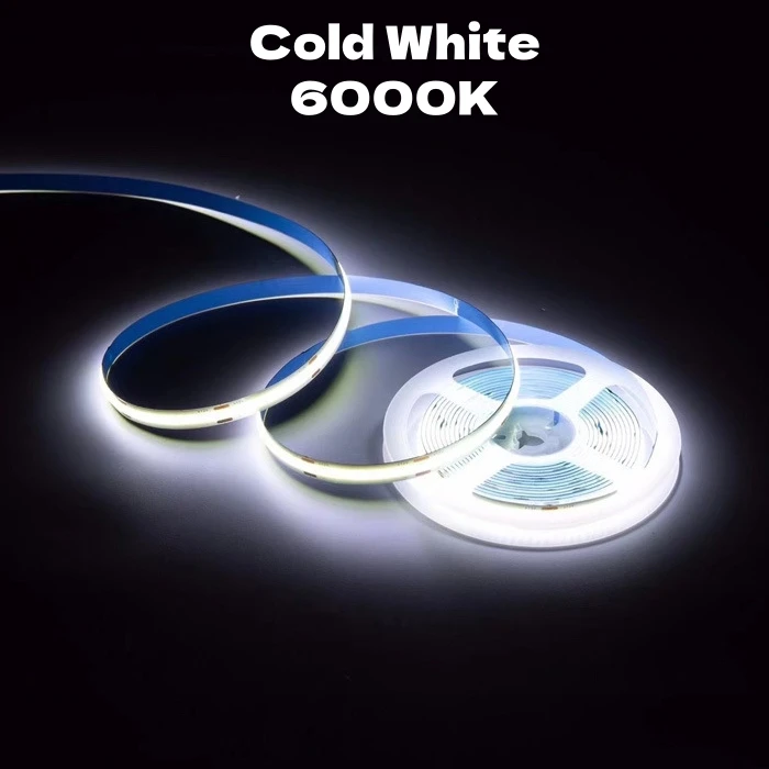 

5M/Roll Супертонкая светодиодная лента FOB COB 3 мм 4 мм 5 мм Высокая яркая гибкая светодиодная лента Теплая природа Холодная белая полоса света 12 В/24 В