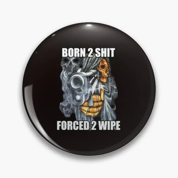 Born To Forced Wipe 2 классическая я мягкая булавка на пуговицах шляпа для влюбленных