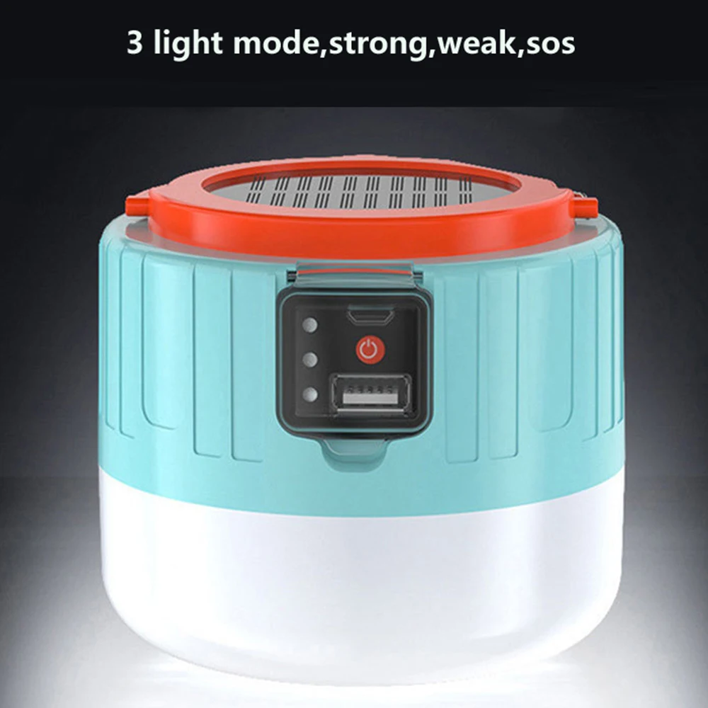 

Уличный светодиодный фонасветильник для палатки, портативный аварийный светильник для барбекю, походов, с зарядкой через USB