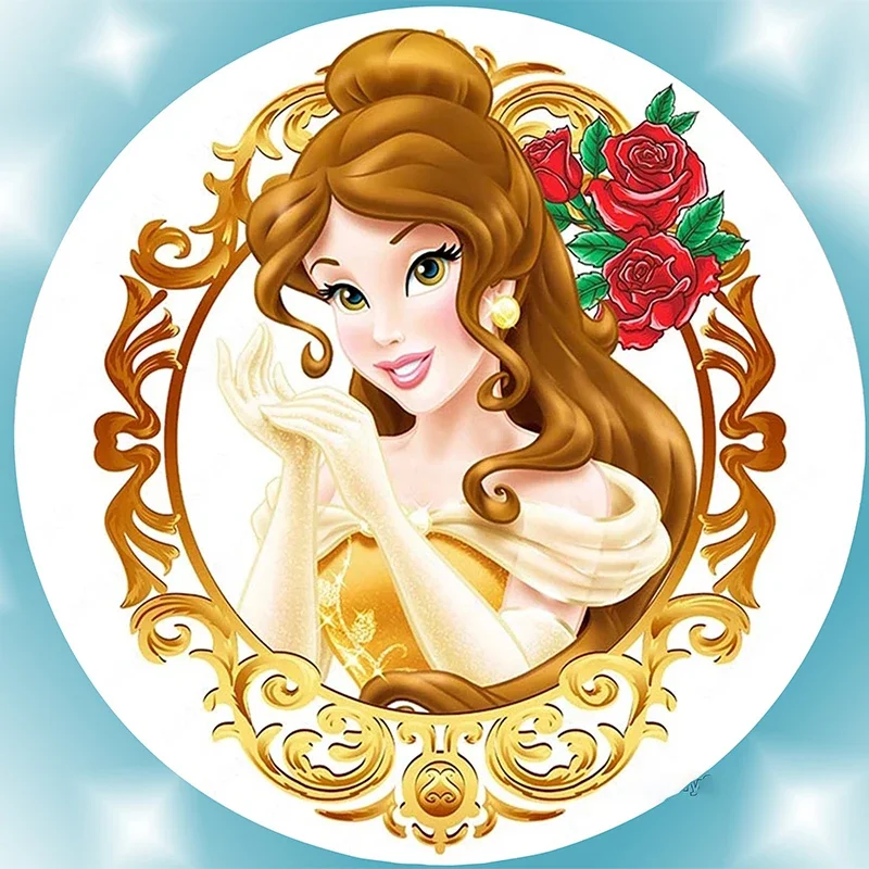 

Студийный фон для фотосъемки с изображением принцессы из мультфильма «Принцесса и чудовище»