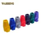 Заглушка для кабеля Cat5 Cat5e, RJ45, черная, holesale HY202