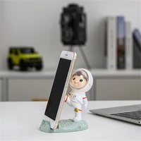multifunctional phone holder universal resin astronaut cell stand bracket table decor