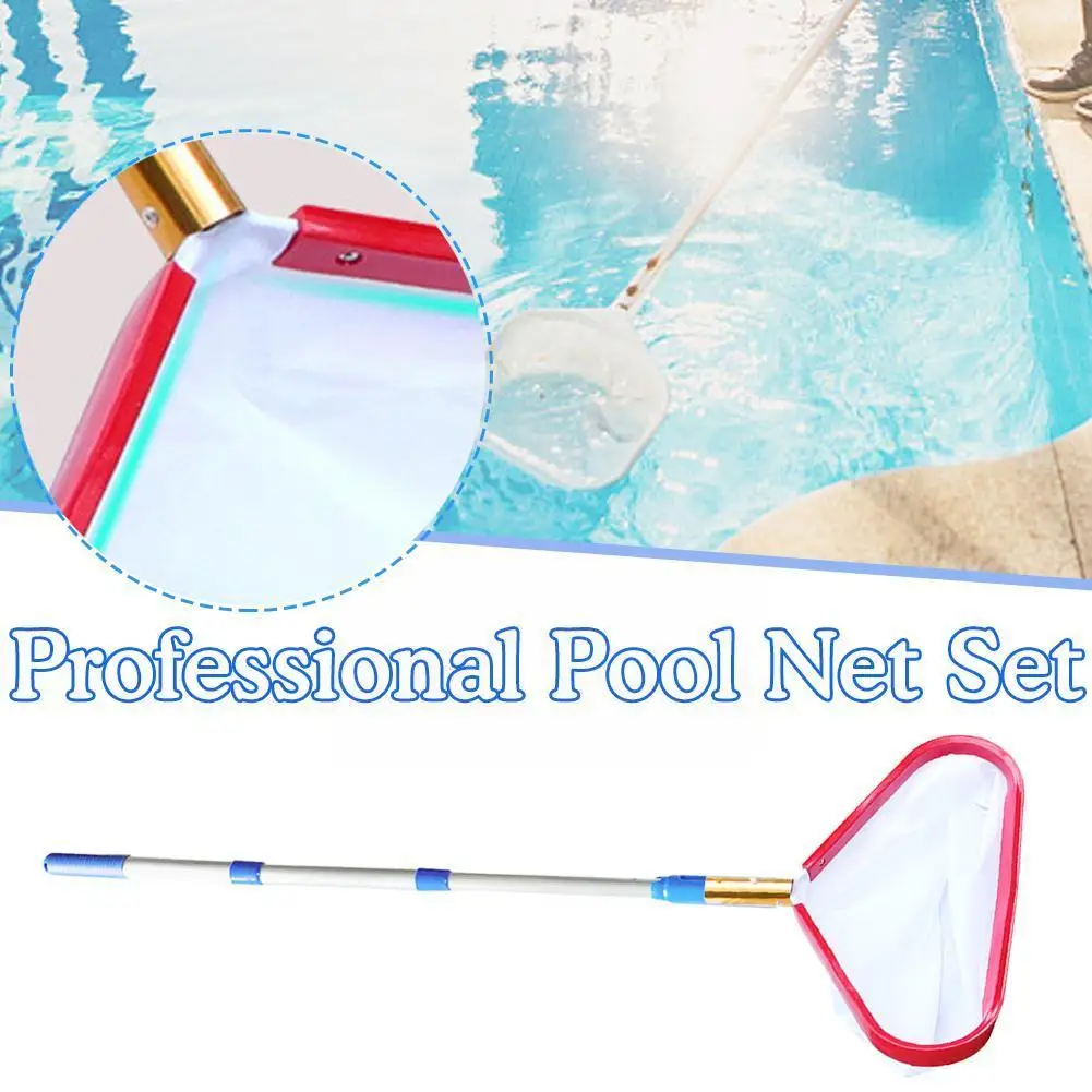 

Dense Fishing Net In Swimming Pool Landing Net Fine Professional Algae Floor Net Aluminium Mesh Pool Cleaning With Frame M2o6
