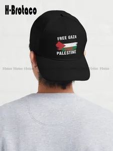 Free Gaza Free Palestine Flag Arabic Baseball Cap Dog Hats Outdoor Climbing Traveling Hip Hop Trucker Hats Custom Gift Cartoon