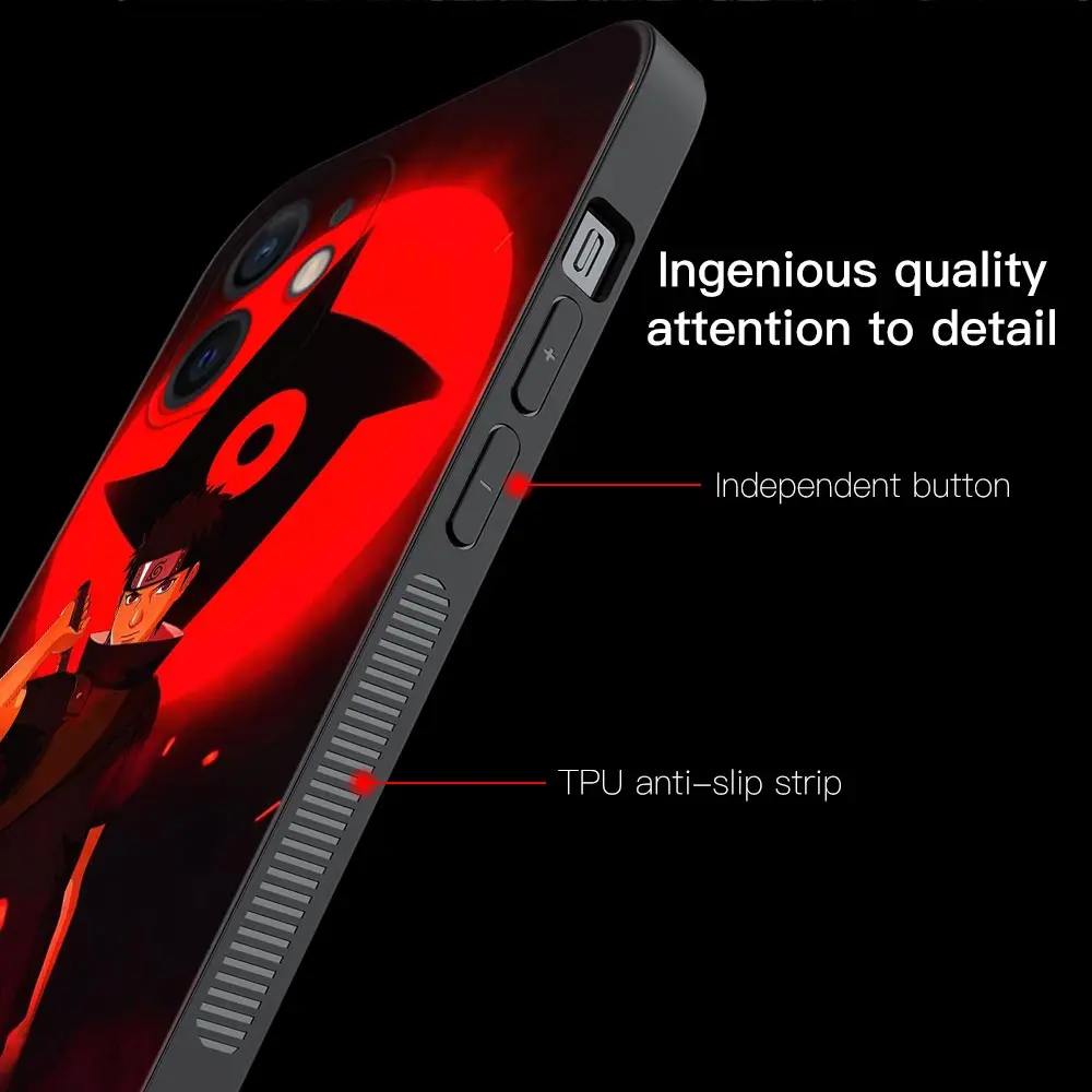 cool hot anime naruto uzumaki logo for apple iphone 13 12 11 pro max 13 12 mini xs max xr x 7 8 6 6s plus 5 5s se 2020 shell free global shipping