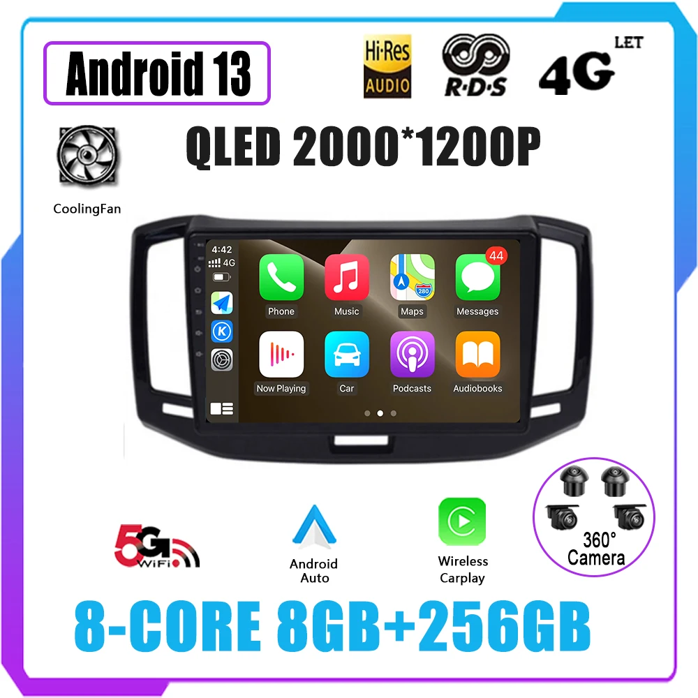 

Автомобильный радиоприемник, мультимедийный плеер для автомобиля Chery E3 (2017-360), навигация GPS DSP Carplay WIFI QLED