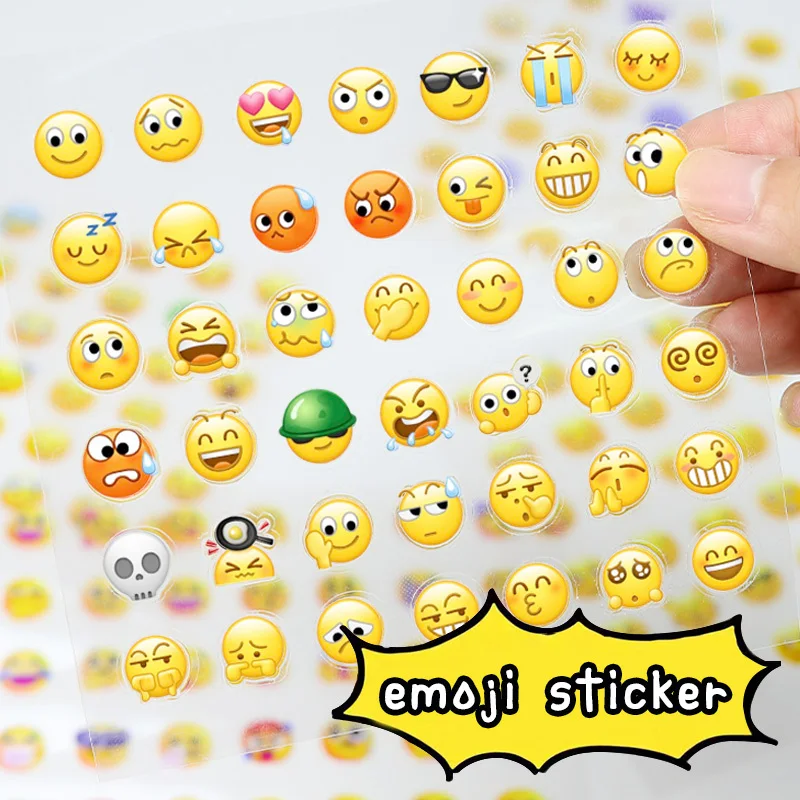 Водонепроницаемая наклейка со смайликом креативная для ноутбука багажа сделай