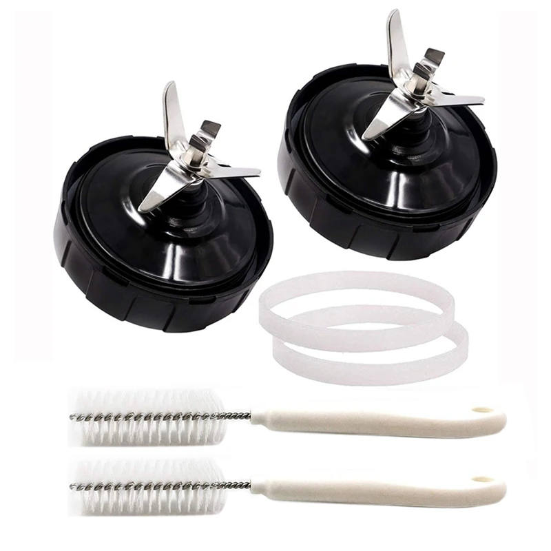 

6Pcs 7 FINS Extractor Blades Replacement Part Bottom Blade For Nutri Ninja Auto IQ BL642 NN102 BL2013