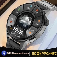 nfc smart watch women bluetooth call sport gps track watch men custom dial heart rate ecg ppg outdoor smartwatch for android ios