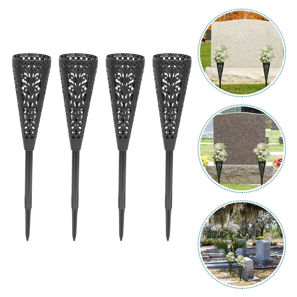 

Flower Arrangement Container Vase Graveside Memorial Artificial Flowers Plastic Outdoor Holder