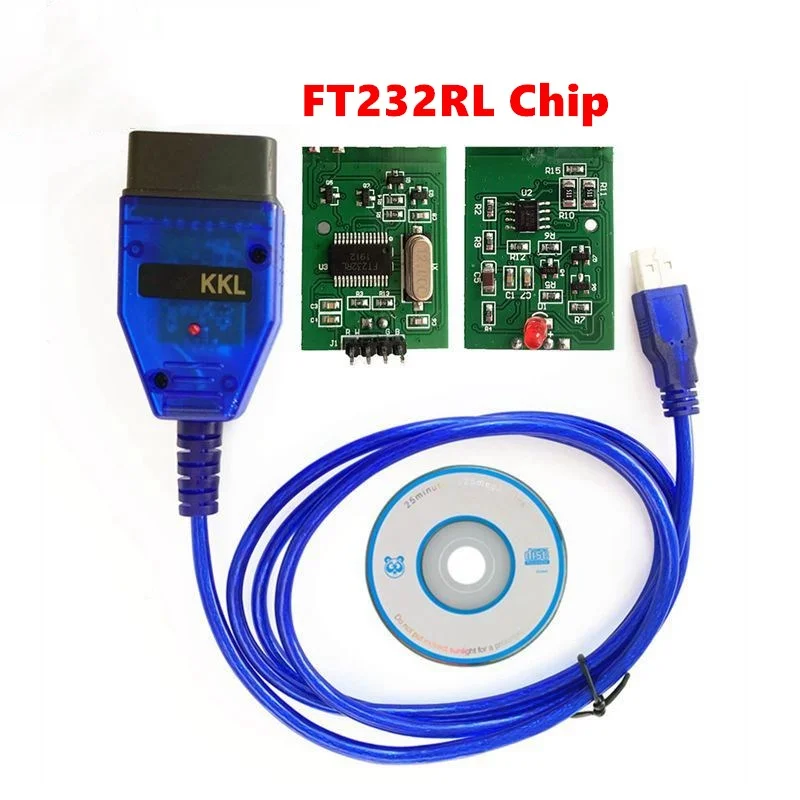 

Диагностический USB-сканер OBD2 VAG 409 KKL для Audi/Seat/VW/Skoda с интерфейсом чипа FTDI FT232RL
