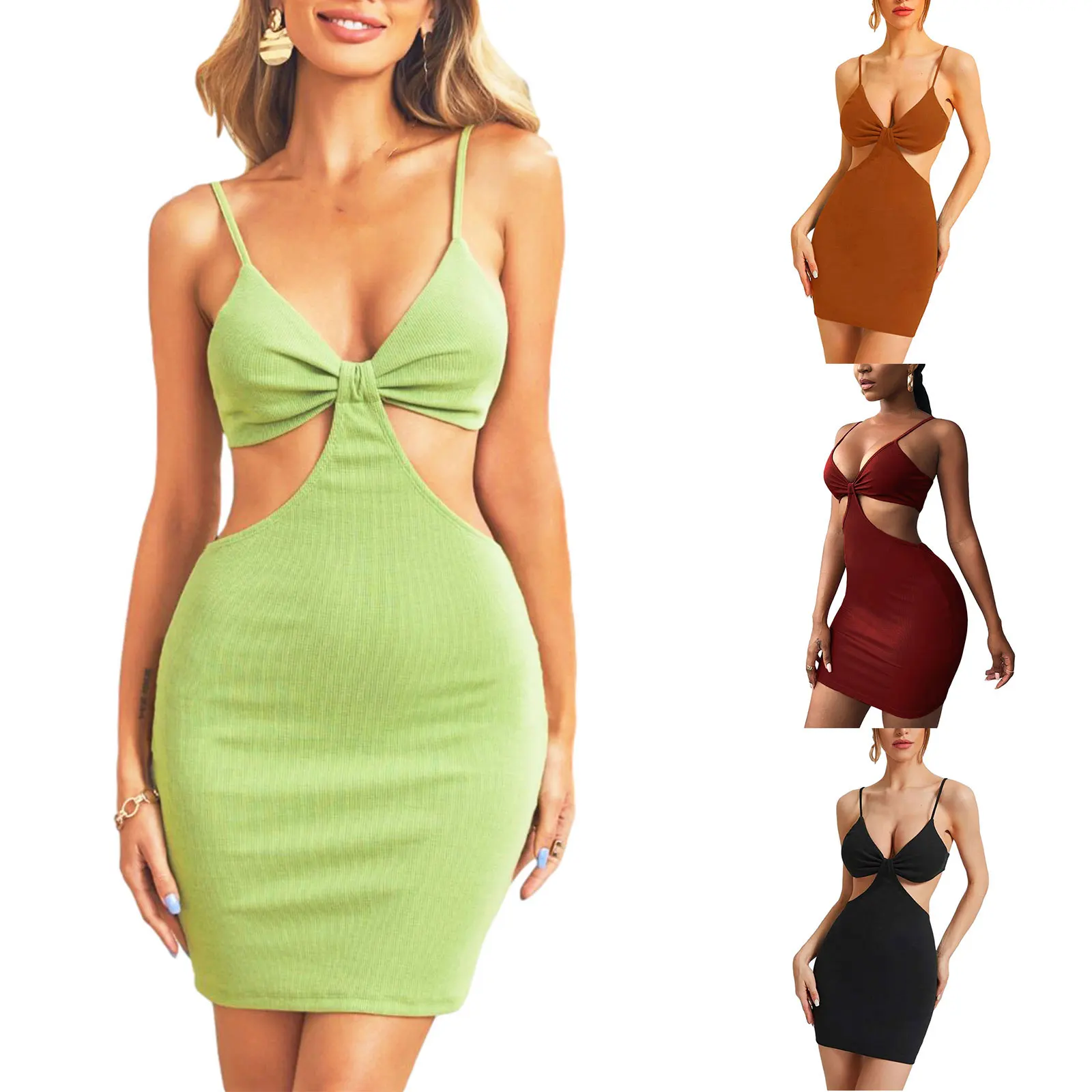 

Женское платье-карандаш kayoваши с открытой спиной, облегающее ажурное сексуальное женское вечернее платье для ночного клуба, обтягивающее ж...