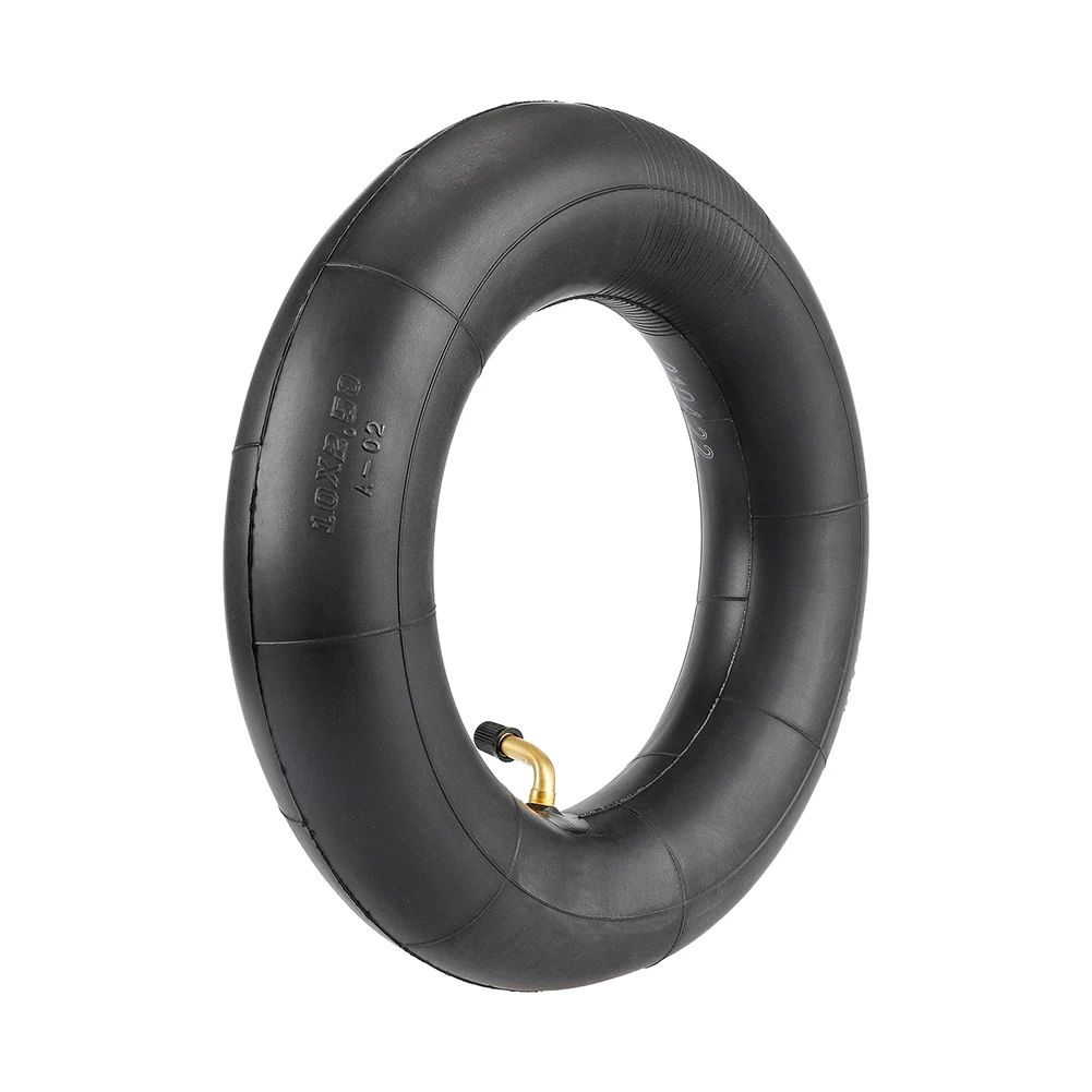 

10 Inch 10x2.50 Bent Valve Inner Tube For Zero 10x/KUGOO/VSETT Electric Scooter 90 Degree Valve For Baby Stroller Pram Scooter