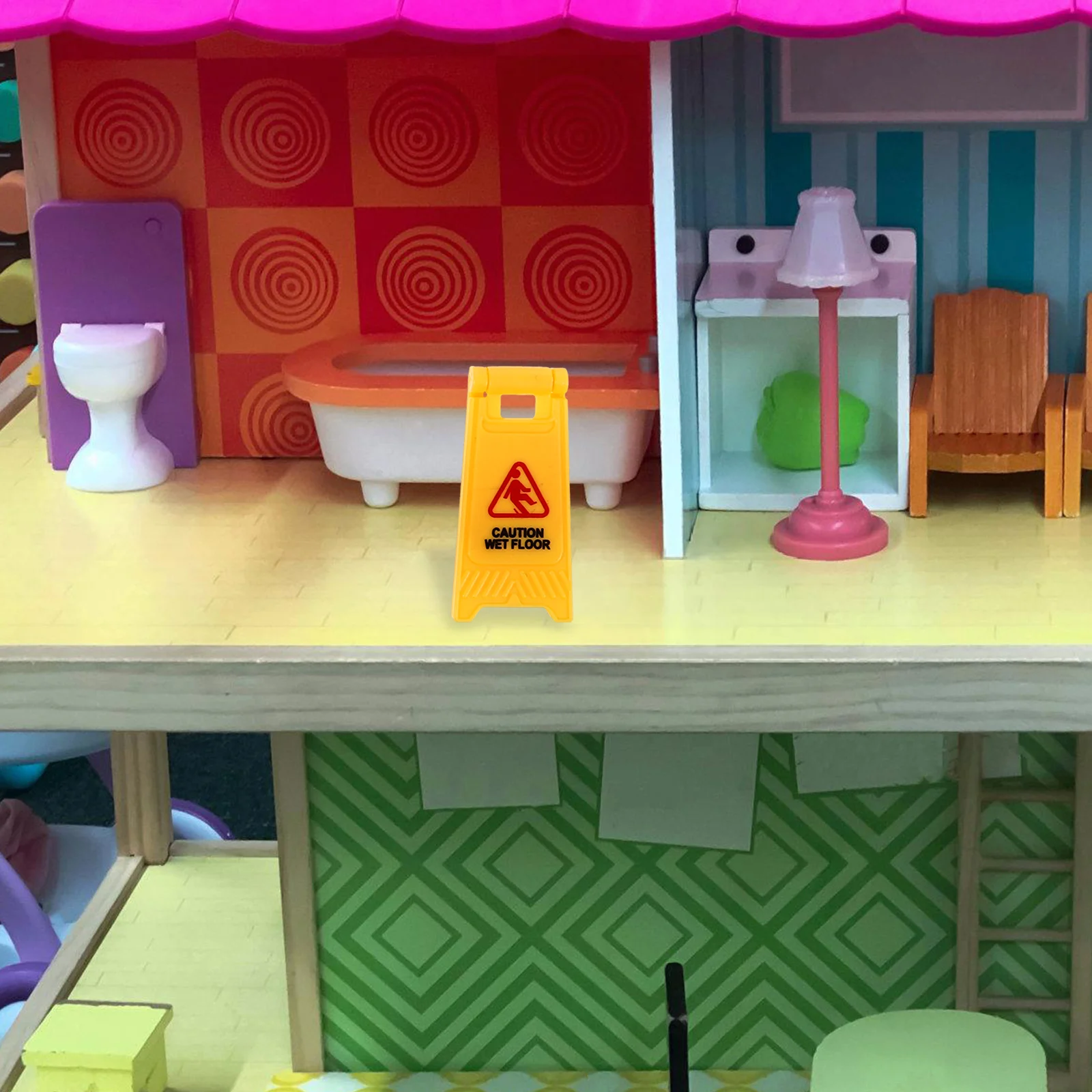 19-местная миниатюрная модель дорожного движения модели дорожных знаков конусы