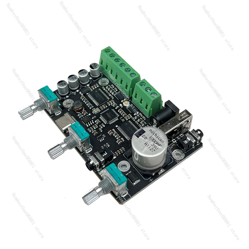 2 1 Bluetooth DSP трехканальный независимый 31-полосный EQ TPA3118 2x30 Вт + 60 сабвуфер плата