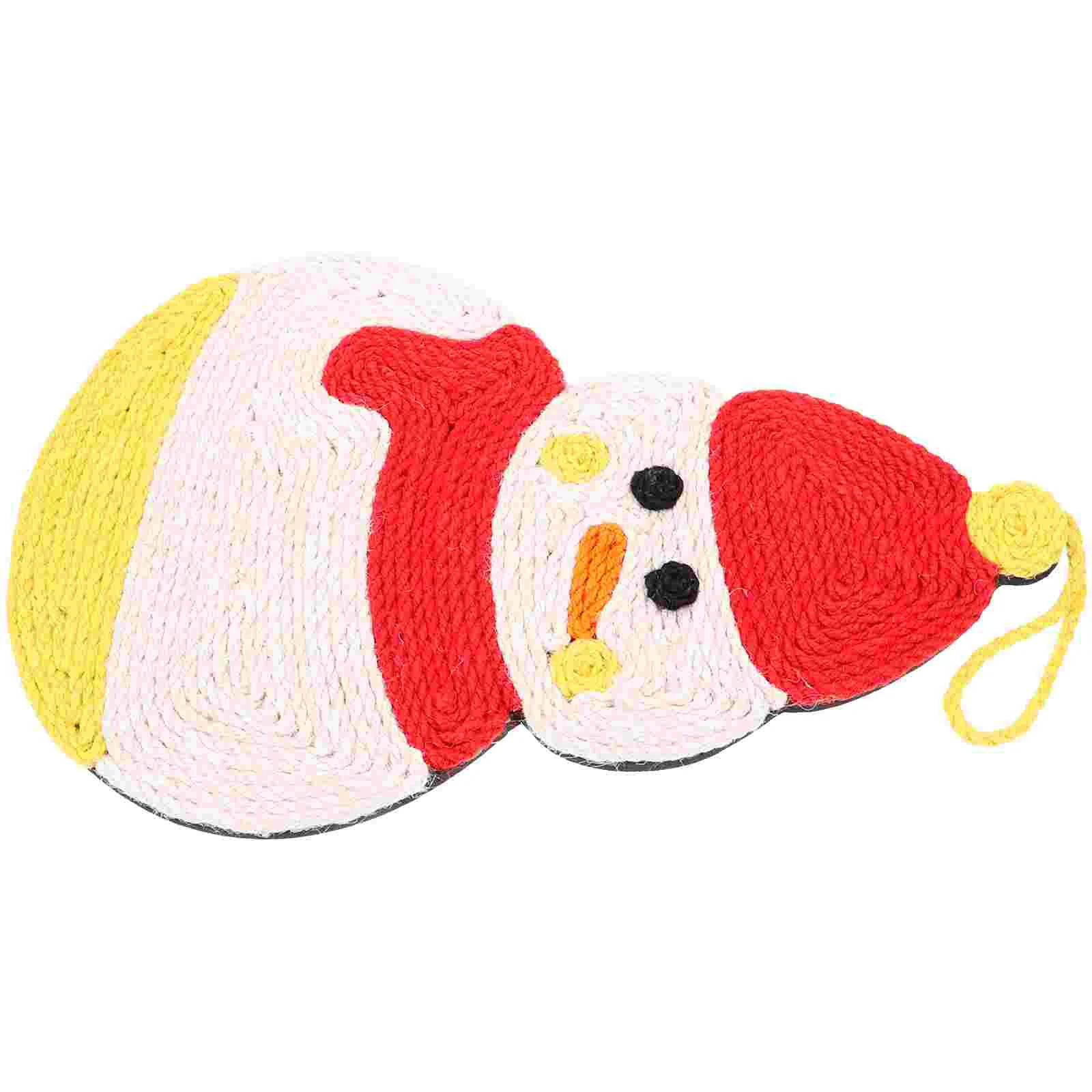 

Cat Scratching Mat Couch Indoor Plaything Adorable Kitten Scratcher Post Pad Sisal Claw Grinding Board Household