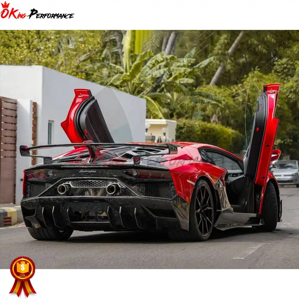 Кованое сухое углеродное волокно обвесный комплект SVJ для обвесов Aventador