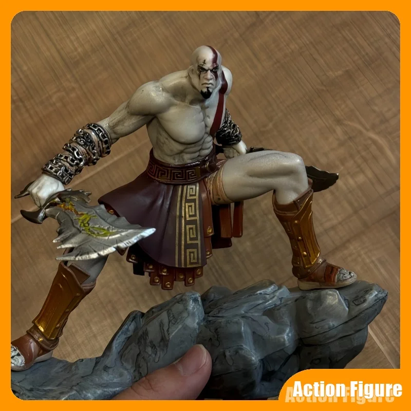 Фото Фигурка Кратоса из игры God of War, 18 см, ПВХ, подвижная, коллекционная, Статуэтка Кратоса из Ghost of Sparta, декоративные украшения, модель, игрушка №2