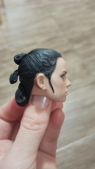 Голова маргаритки Ридли Рей в масштабе 1:6 скульптурная модель подходит для