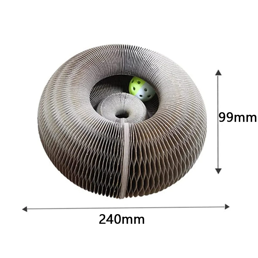 Складная игрушка для кошек с царапинами волшебный орган доска круглая