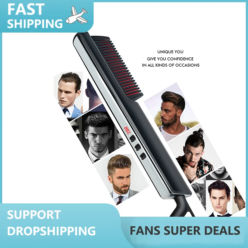 

Electric Hair Comb Brush Ionic Hair Straightener Hairstyling Tool For Home Salon Hair Styling Tool Professional Comb