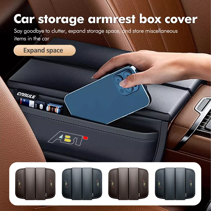 Для Audi Автомобильный подлокотник Pad Central Control Многофункциональная сумка для