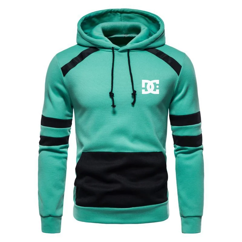 Толстовка мужская с капюшоном на молнии длинным рукавом |