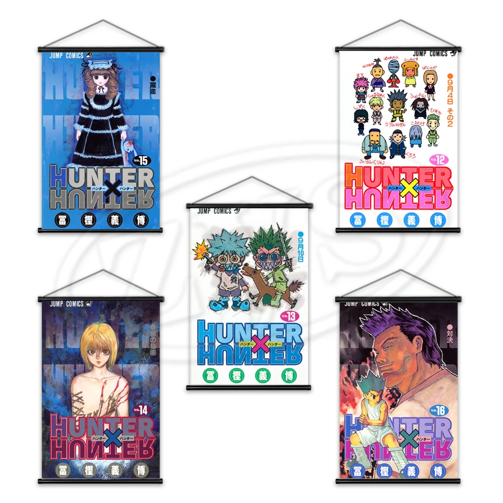 

Wall Painting HD Print Home HUNTERxHUNTER Posters Canvas Art Kurapika Modular Picture Killua Zoldyck Hanging Scrolls Room Decor