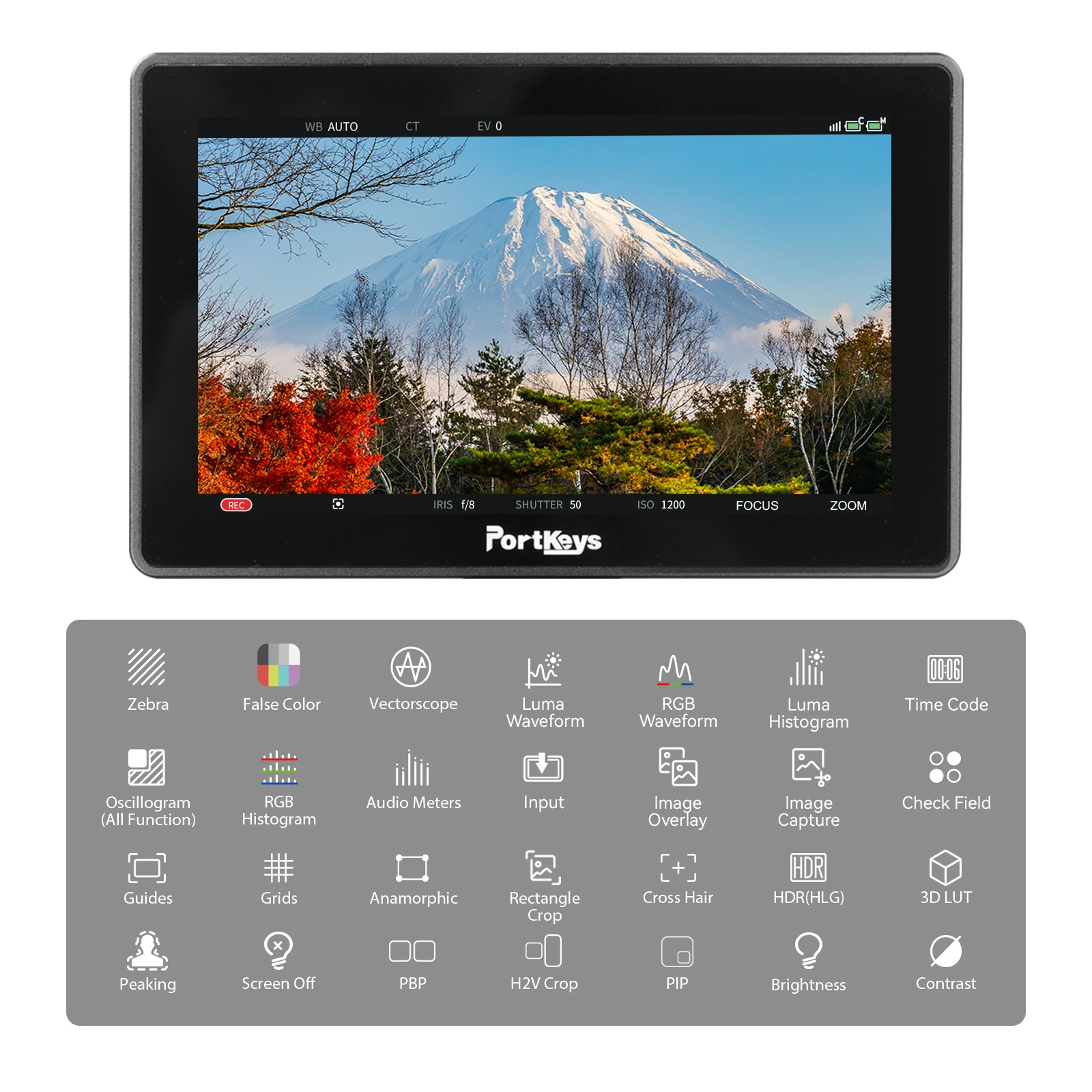 Монитор для камеры Portkeys BM5 IVWR