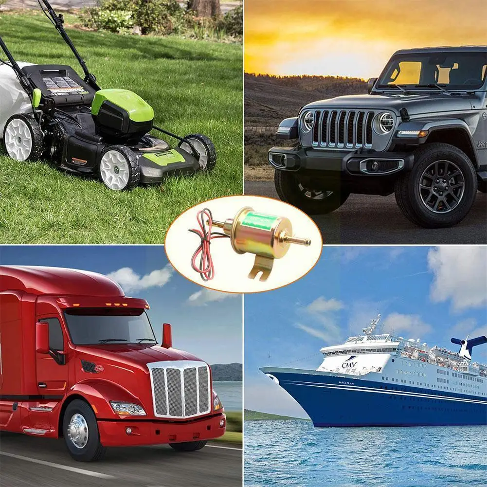 

Высококачественный Универсальный бензиновый Электрический топливный насос низкого давления фотоэлектрический 12 В 24 В для автомобиля мото...