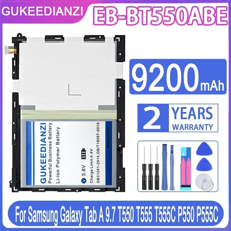 Аккумулятор EB-BT550ABE 9200 мАч для Samsung Galaxy Tab A 9 7 дюйма SM-T550 SM-P550 T555/S P351