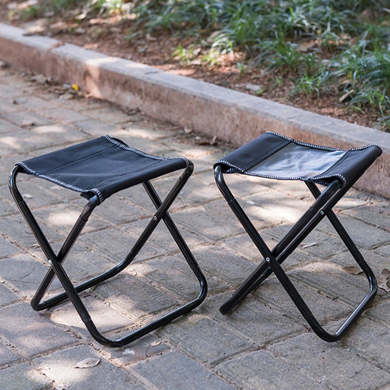 

Aluminium Alloy Folding Stool Bench Stool Outdoor Camping Foldable Fishing Chair