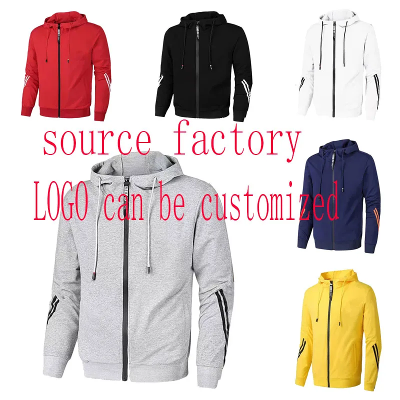 

Men's zipper long sleeve sportsuit, four seasons fashion casual wear, customizable plus size logo, Global Trend, 2022