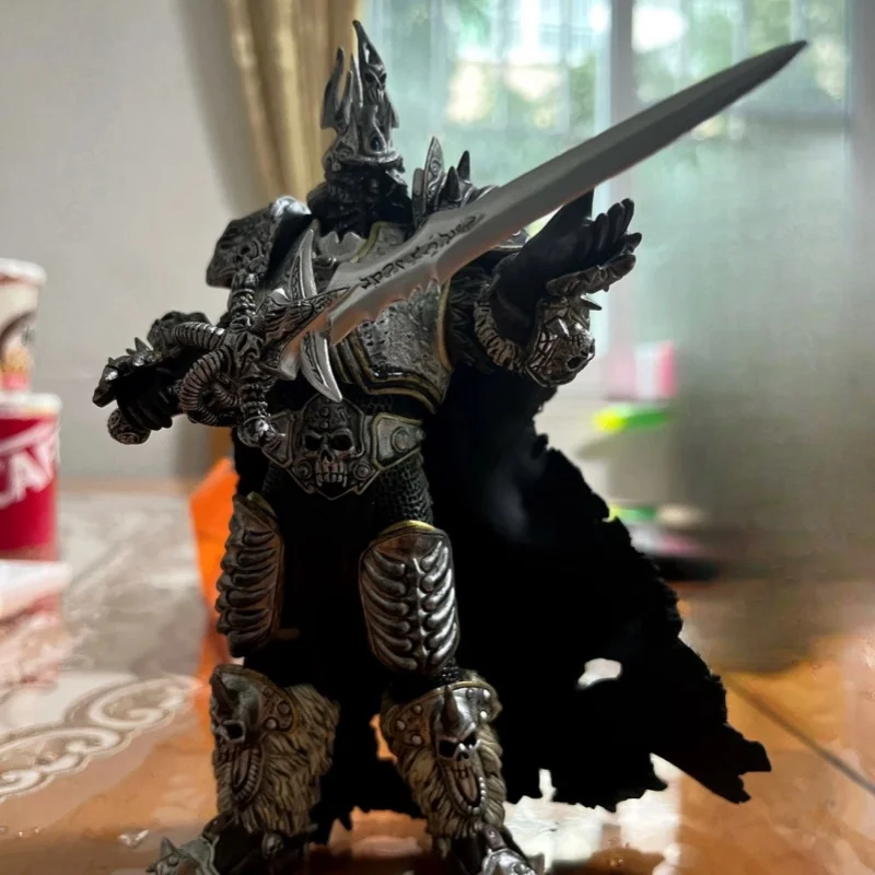 18 см WOW Fall of The Lich King Arthas Sylvanas Модель игрушки ПВХ Стрельба из лука Queen World Of Warcraft Dota