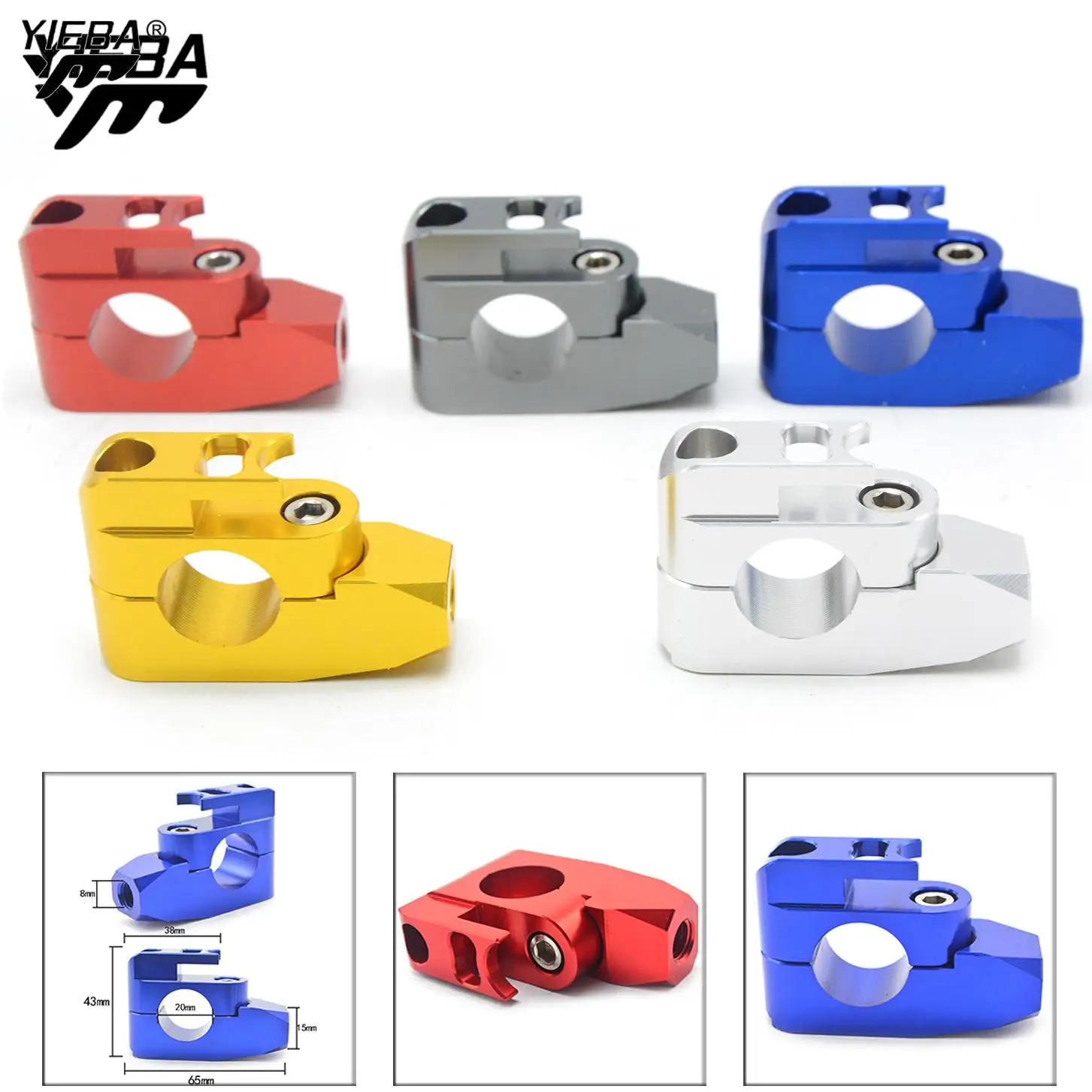 

FOR HONDA MSX125 MSX 125 2013 2014 2015 2016 hook decoration handlebar modified helmet hook Motorcycle handle mirror mount hook