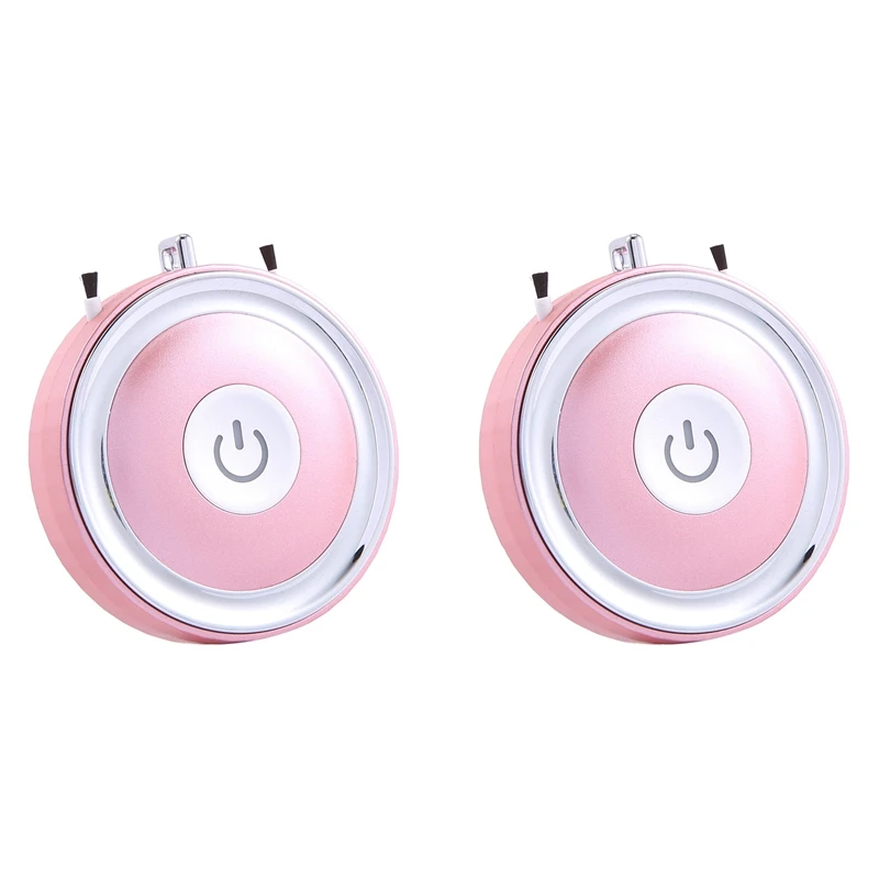 

2X Mini Portable Air Purifier Wearable Air Purifier Necklace USB Air Cleaner Personal Negative Ion Generator Pink