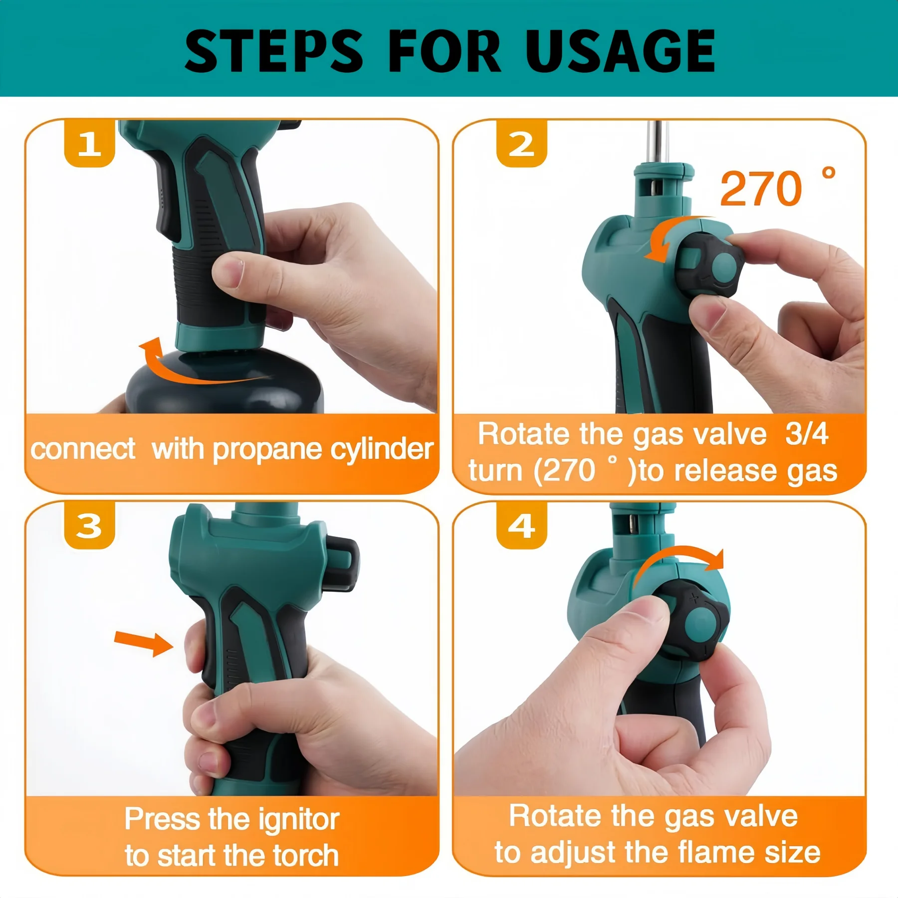 Пропановая горелка газовая Mapp сварочная пламенный паяльный пистолет CGA600 нагрев