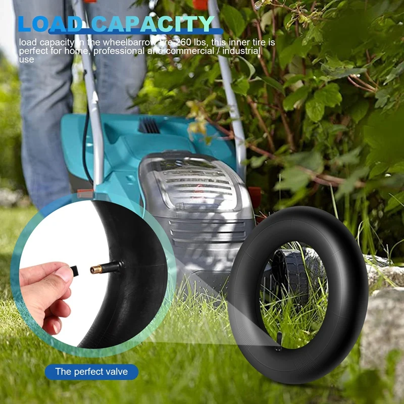 Внутренняя трубка тачки 3 50-8 сверхмощная резиновая внутренняя замена стержня