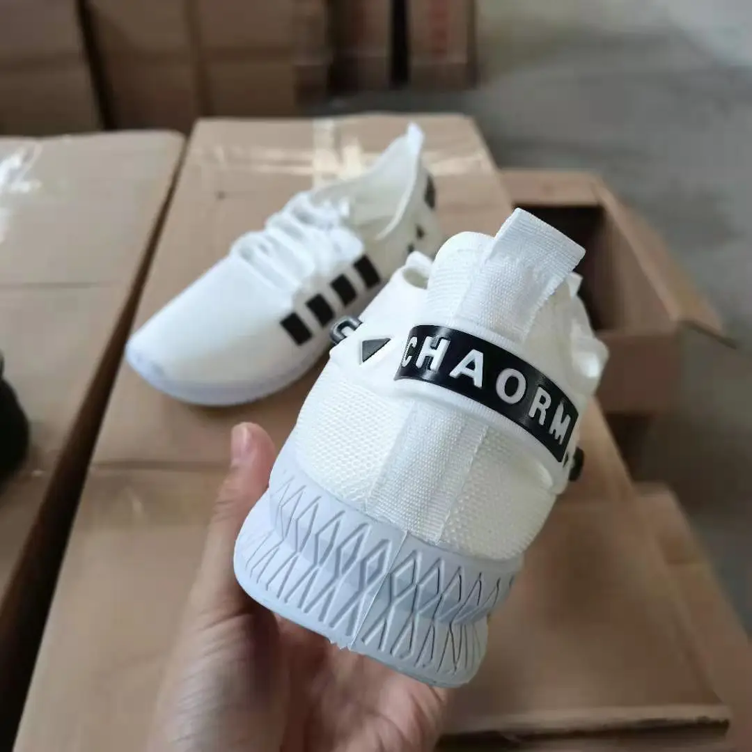 Mens Athletic Shoes Running Knitting Weaving Zapatos Para Correr Breathable Comfortable Black Outdoor Jogging Gym Shoes for Men