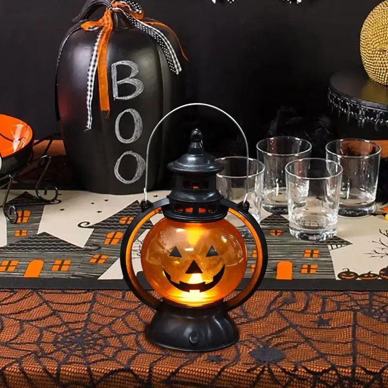 Декоративный портативный фонарь для Хэллоуина Джек-о-фонарь пони маленькая
