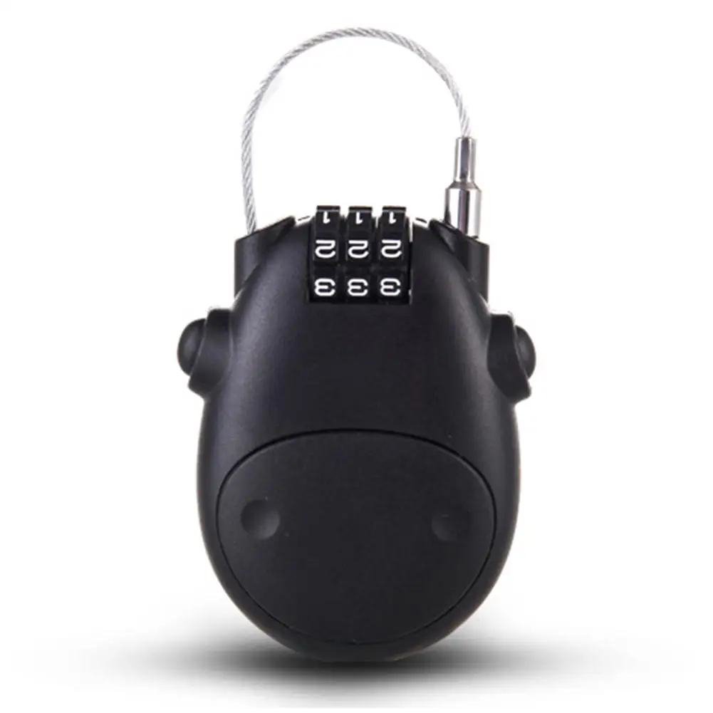 

Universal Password Lock Telescopic Wire Rope Steel Cable Code Lock Suitcase Car Sled Motorcycle Helmet Password Lock